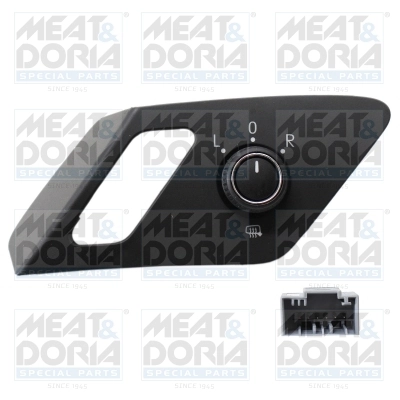 Switch, exterior mirror adjustment